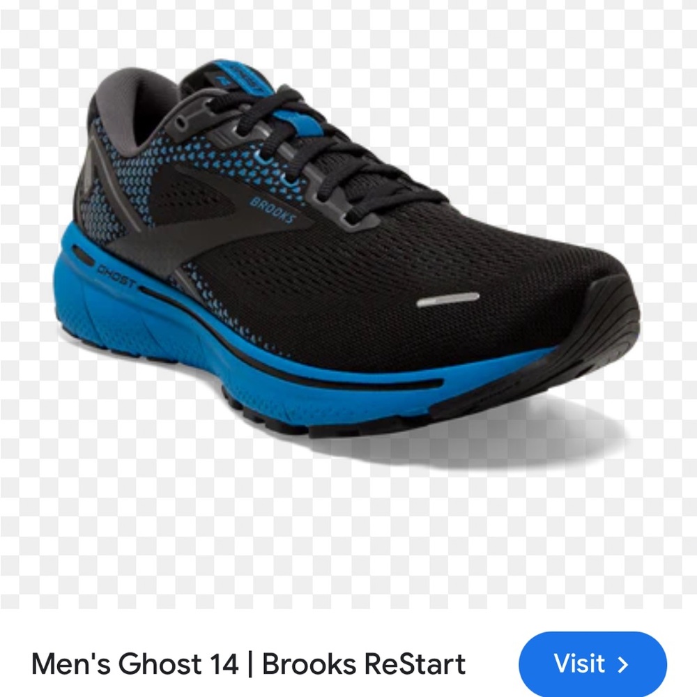 Brooks men’s ghost 14 size 9 running shoe